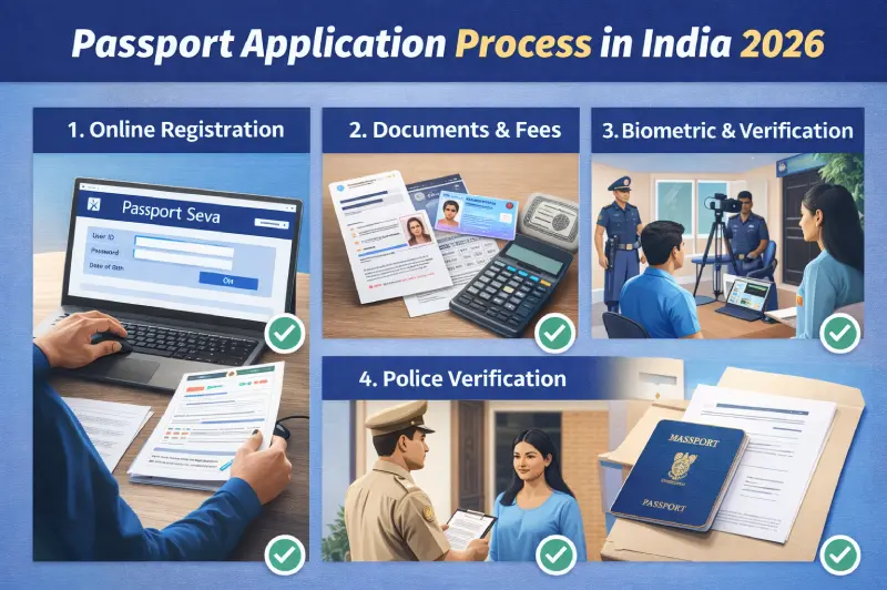 Passport Application Process in India 2026 – Step-by-Step