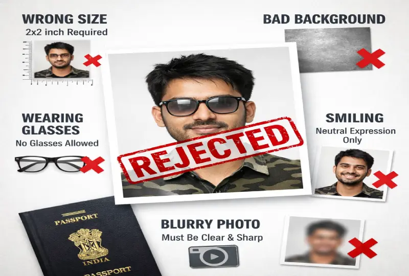 Passport Photo Rejected in India? 10 Reasons & Fixes (2026)